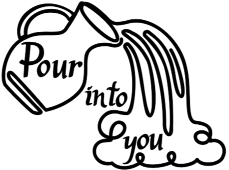 Pour into You Hoodie- Black Design