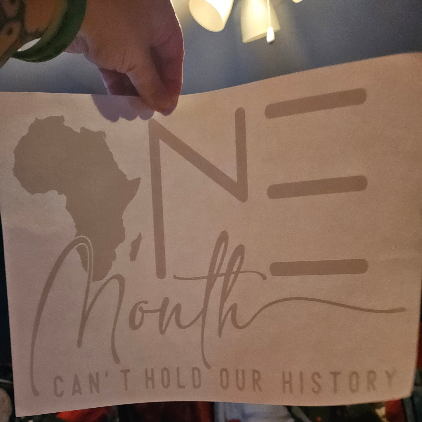 One Month Can't Hold Our History Design