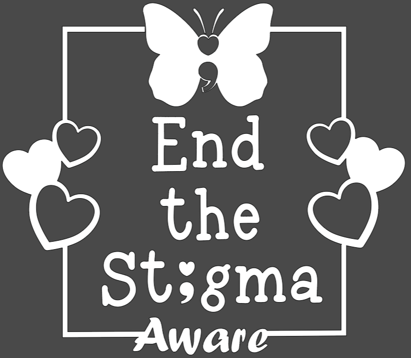 End The Stigma T-shirt #5- White Design