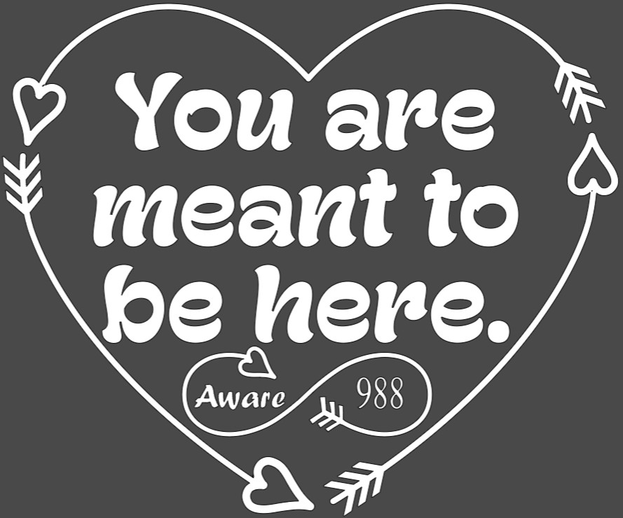 You are Absolutely Enough Heart: Hoodie/ White Design