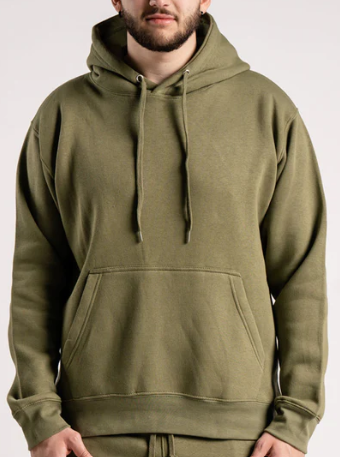 A real hero- Pullover hoodie Black Design