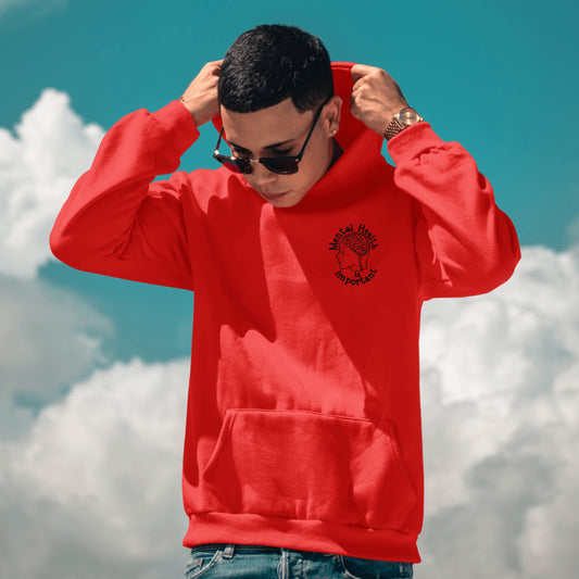 Let's Talk about Mental Health Hoodie- Black Design