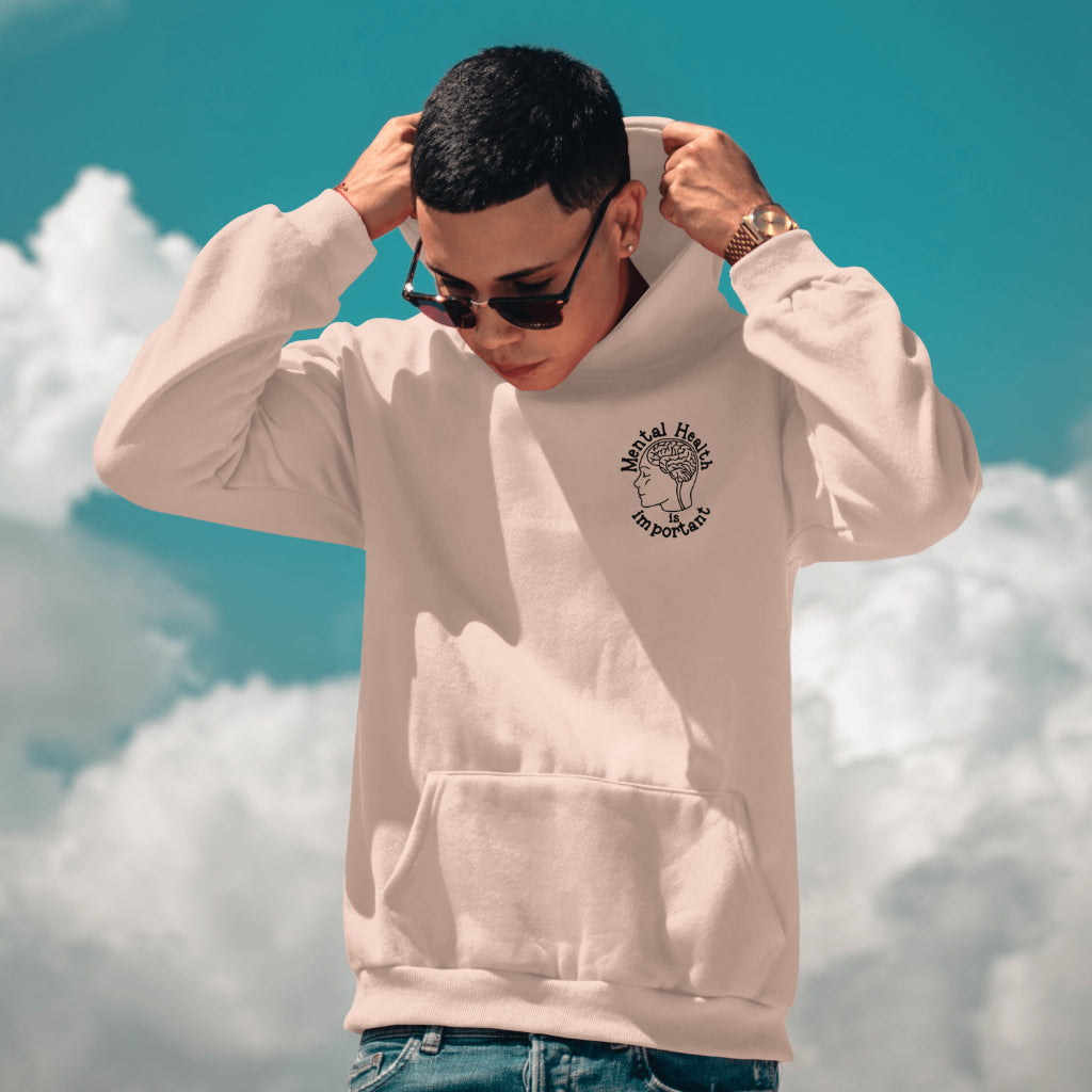 Let's Talk about Mental Health Hoodie- Black Design