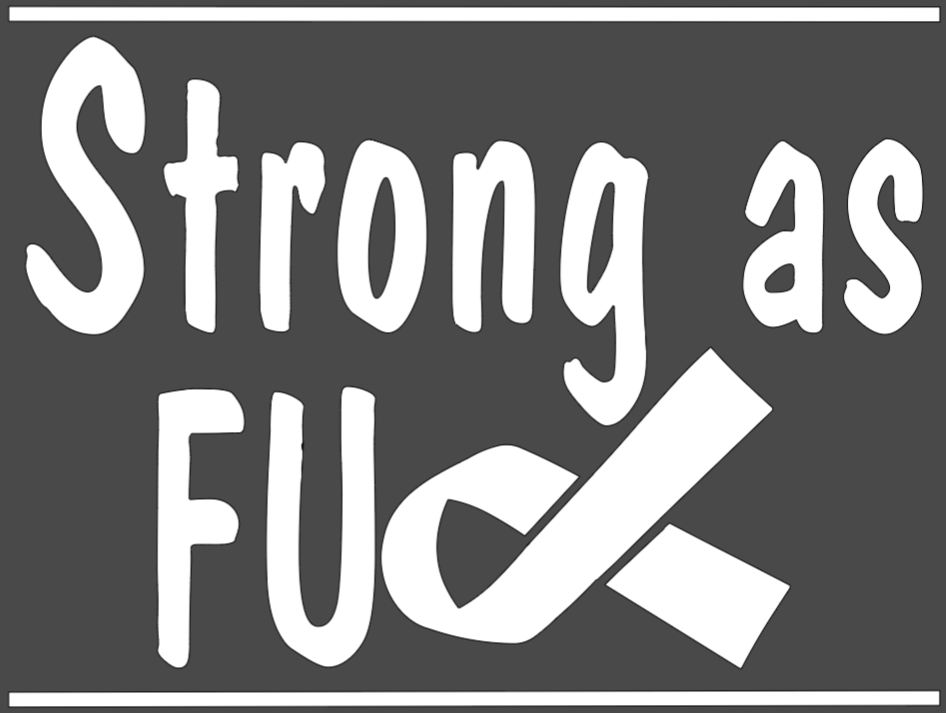 Strong as FU**- Sweatshirt White design