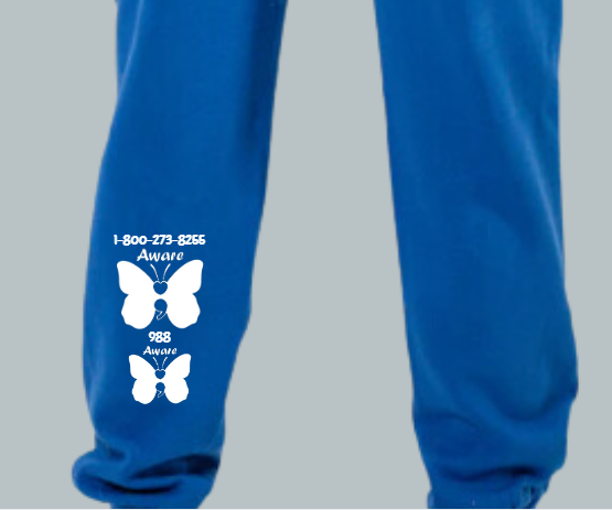 You Good Bruh? Joggers with White design