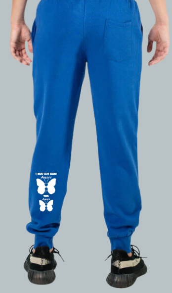 You Good Bruh? Joggers with White design