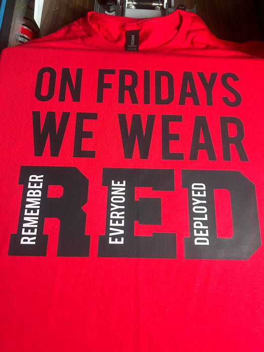 On Friday’s We Wear Red