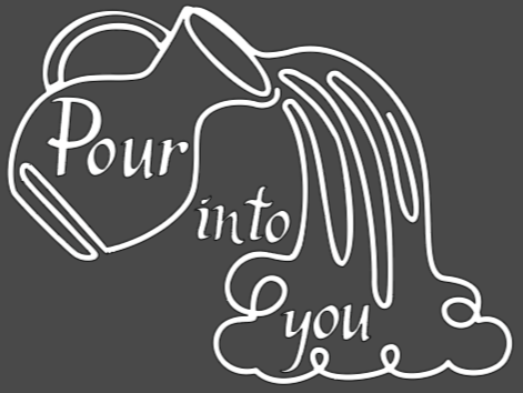 Pour into You Hoodie- White Design