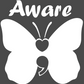 Aware-End the Stigma Design #3- Bright Colors/ White design