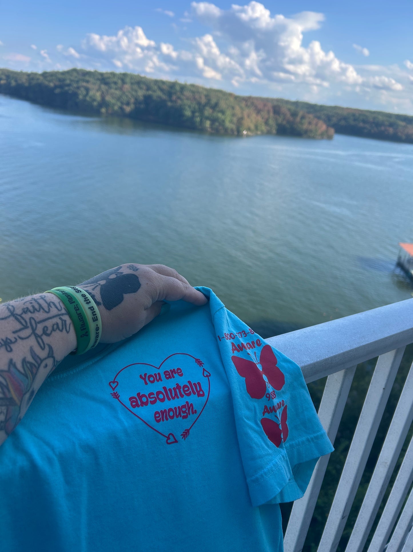 You are absolutely enough- pink/blue