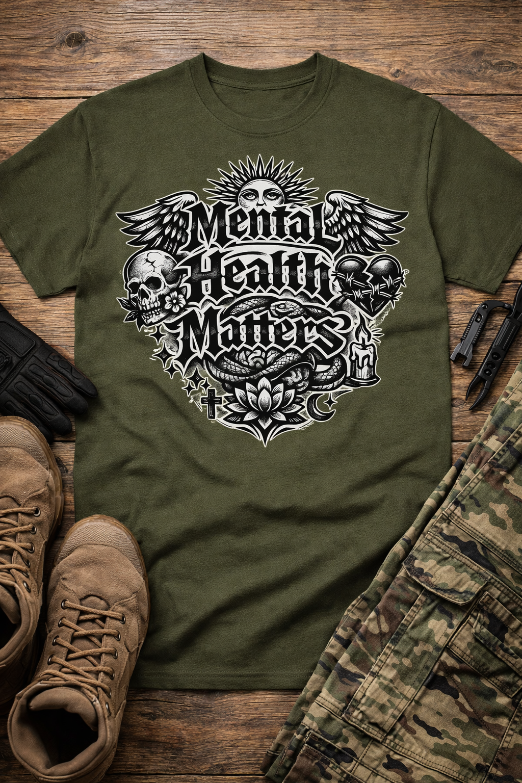 Mental Health Matters "Tattoo" design