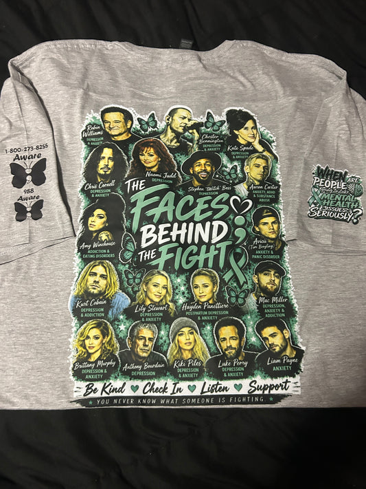 Faces Behind the Fight – Suicide Prevention/ Mental Health Awareness