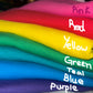 Let's Talk About Mental Health T-shirt: Bright Colors/ Black Design