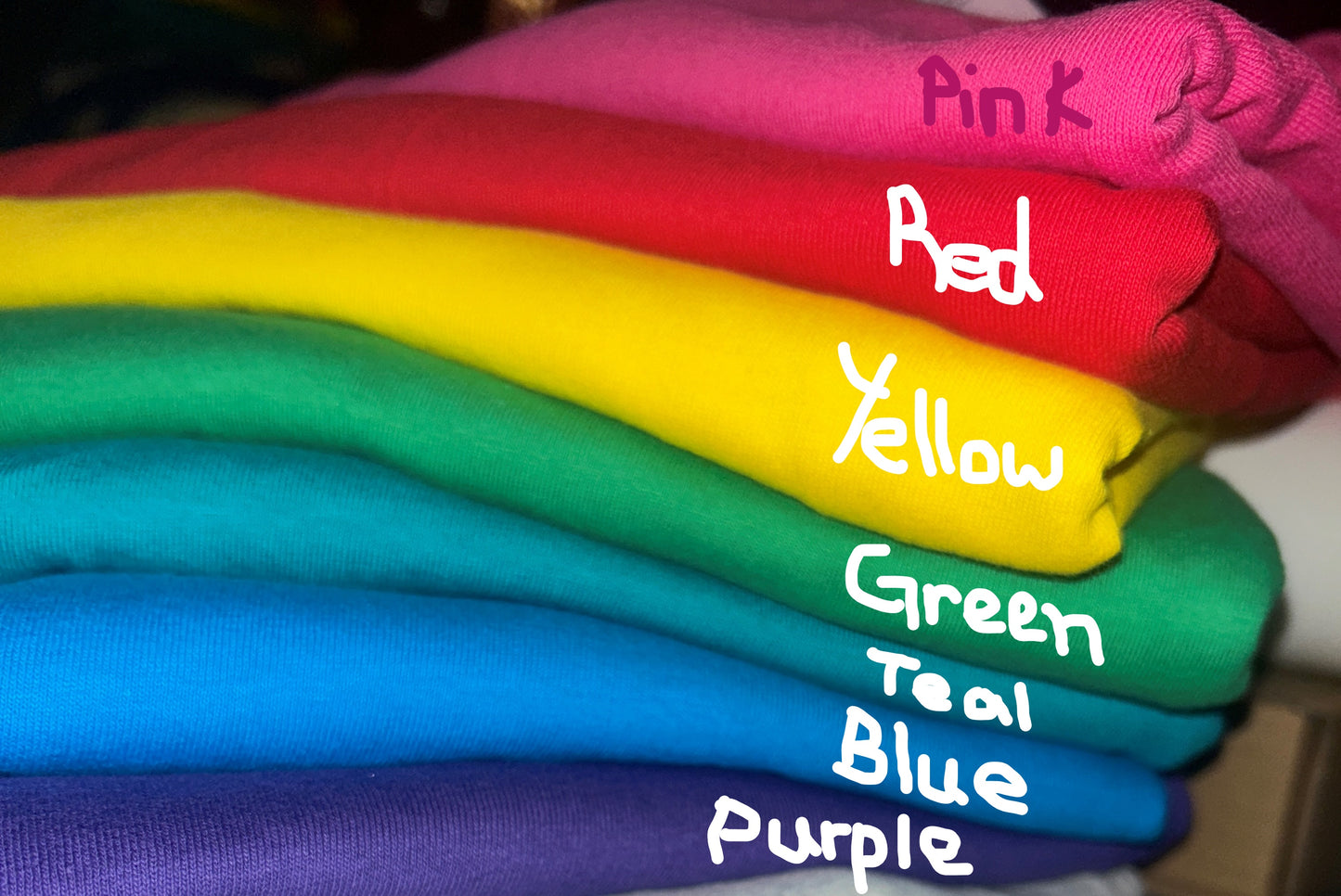 Aware End the Stigma T-shirt #1- Bright colors/ white design