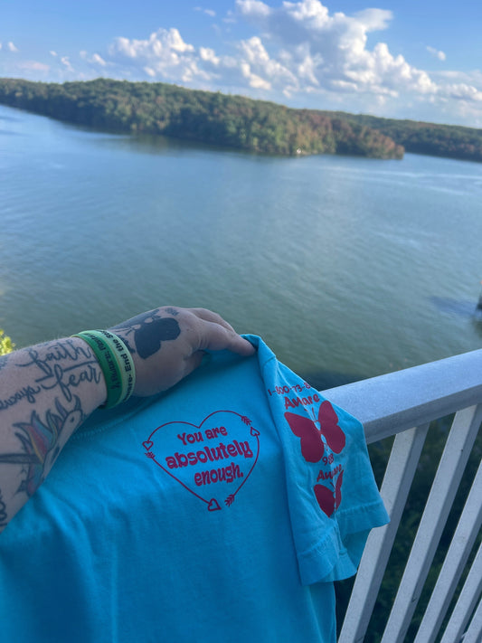 You are absolutely enough- pink/blue