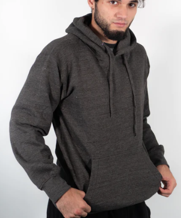 A real hero- Pullover hoodie Black Design