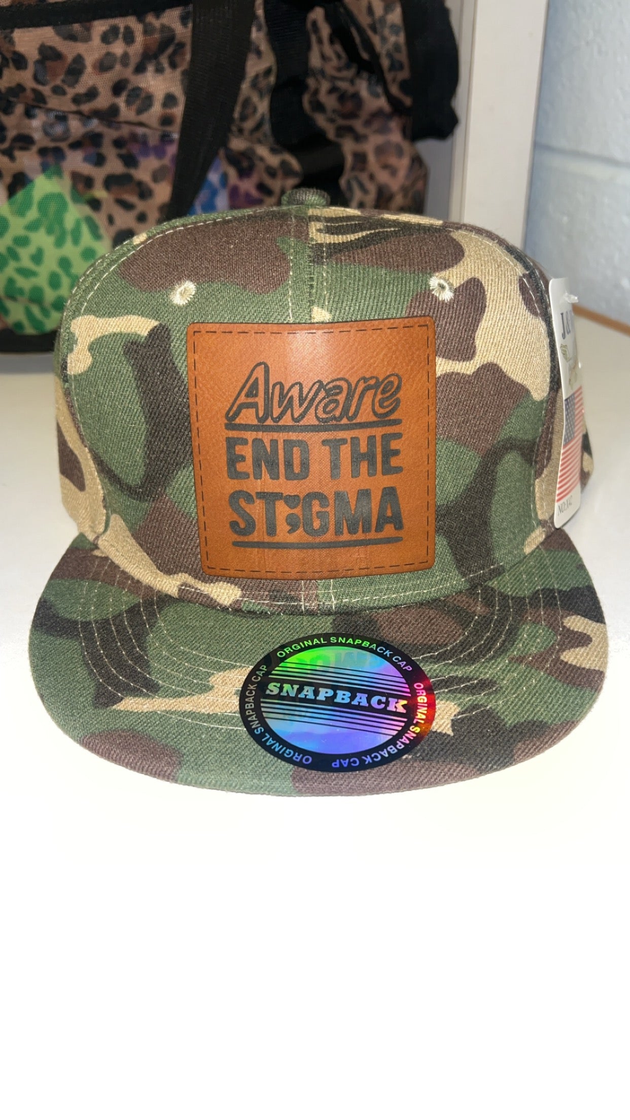 Camo Structured Flat bill Hat