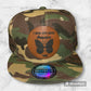 Camo Structured Flat bill Hat