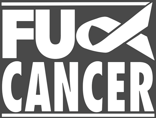 FU Cancer- Sweatshirt- White design