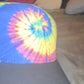 Tie dye trucker hats