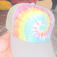 Tie dye trucker hats